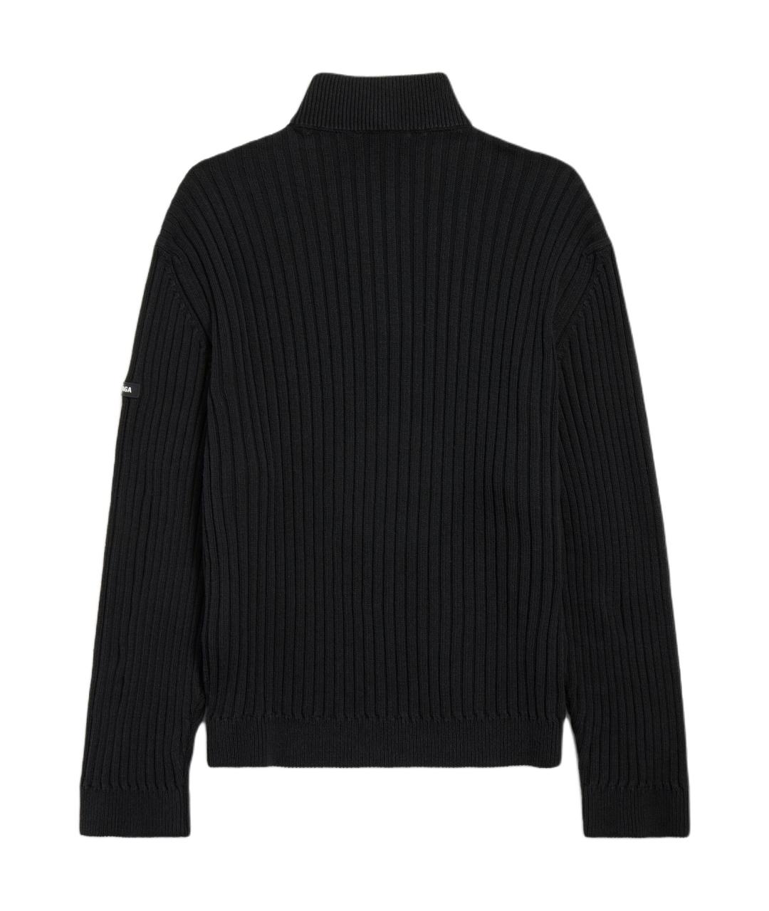 BALENCIAGA Черный джемпер / свитер, фото 2