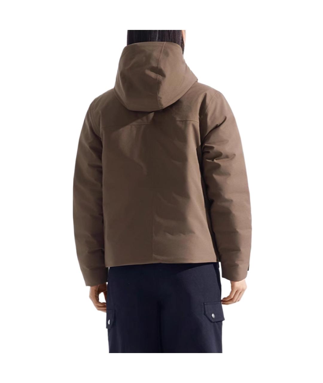 THE NORTH FACE Коричневый пуховик, фото 2