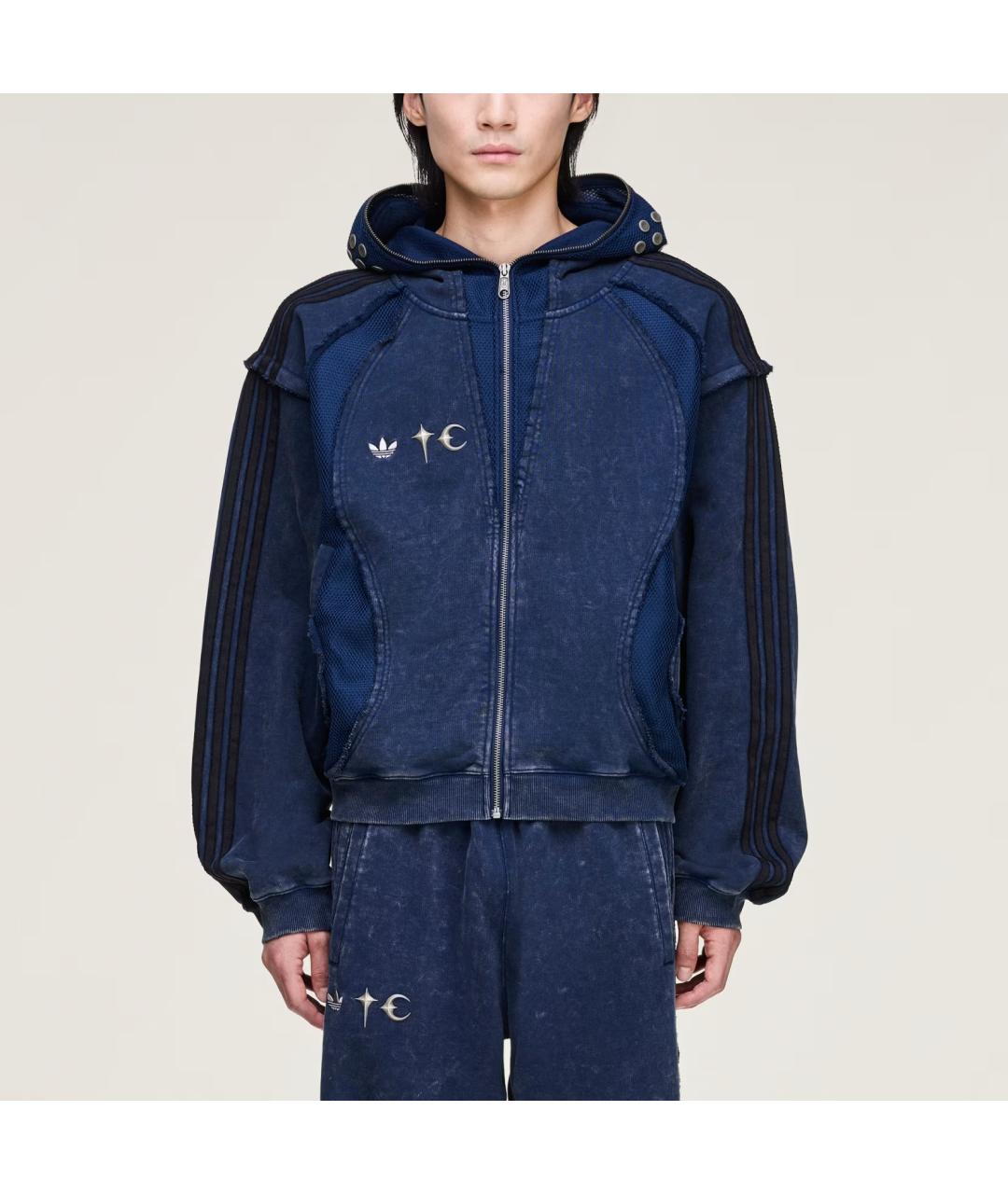 ADIDAS Темно-синяя куртка, фото 3