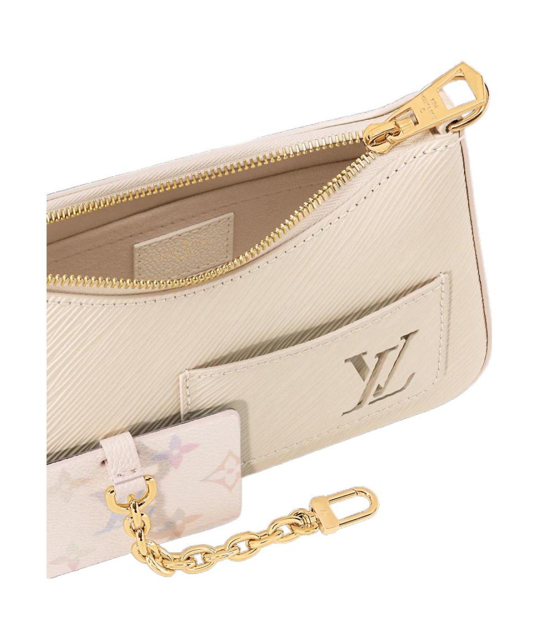 LOUIS VUITTON Бежевая сумка через плечо, фото 5