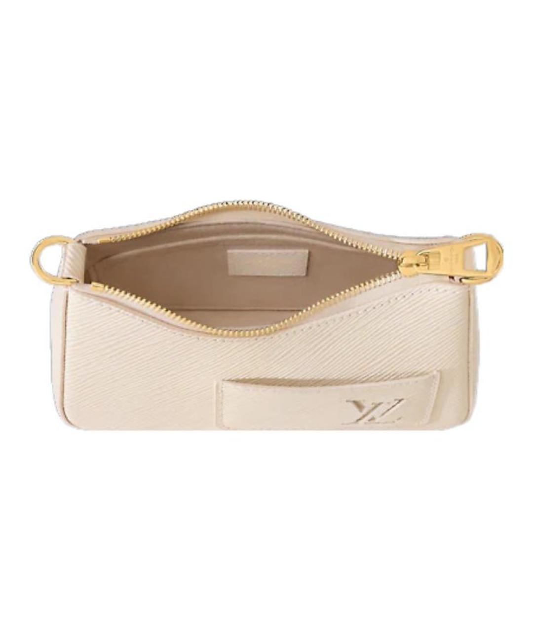 LOUIS VUITTON Бежевая сумка через плечо, фото 4