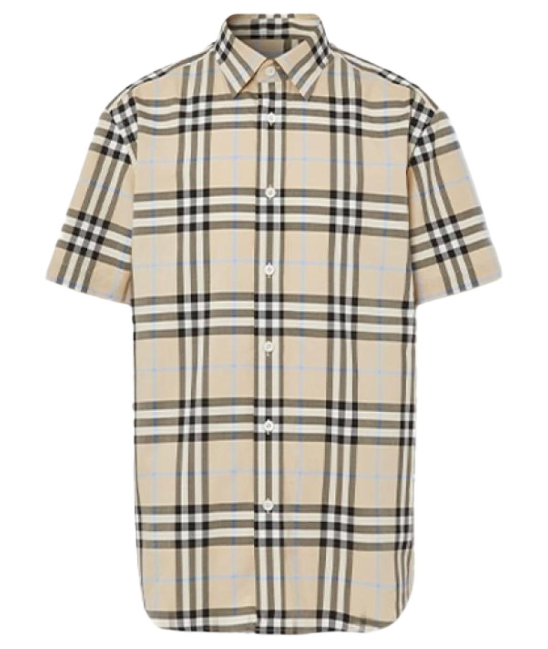 BURBERRY Бежевая классическая рубашка, фото 1