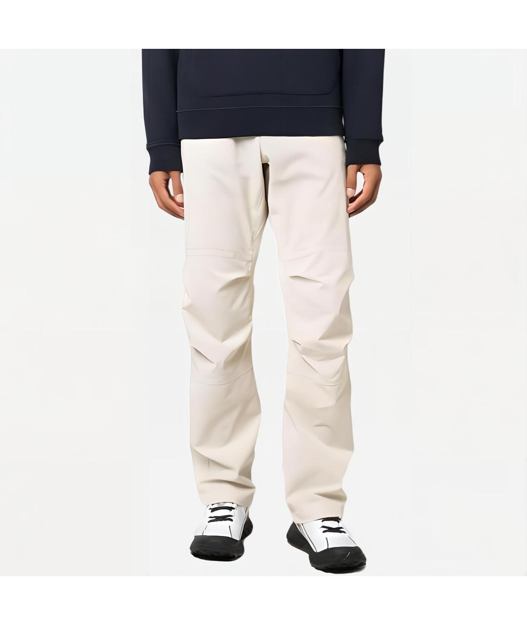STONE ISLAND Бежевые повседневные брюки, фото 3