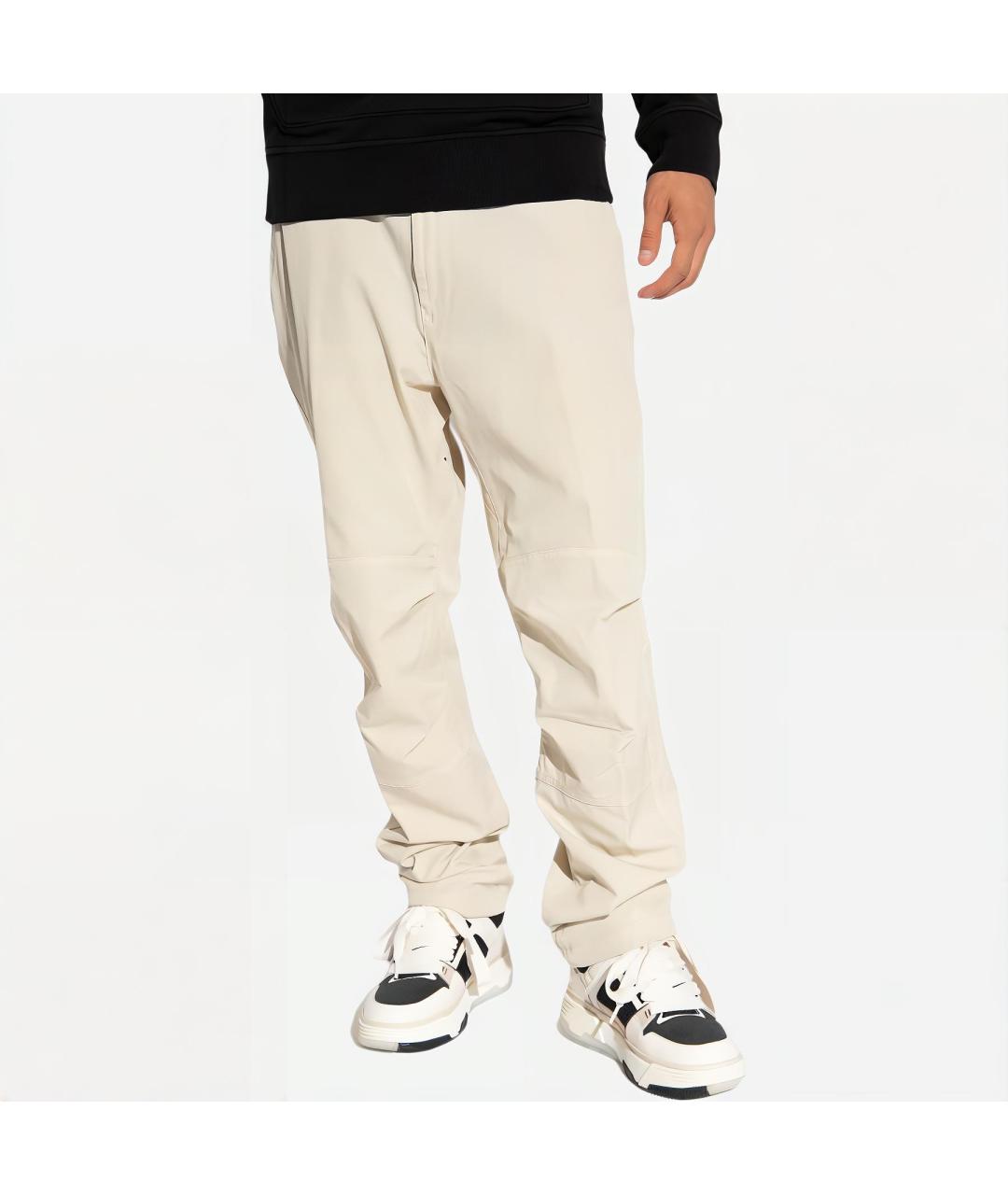 STONE ISLAND Бежевые повседневные брюки, фото 2