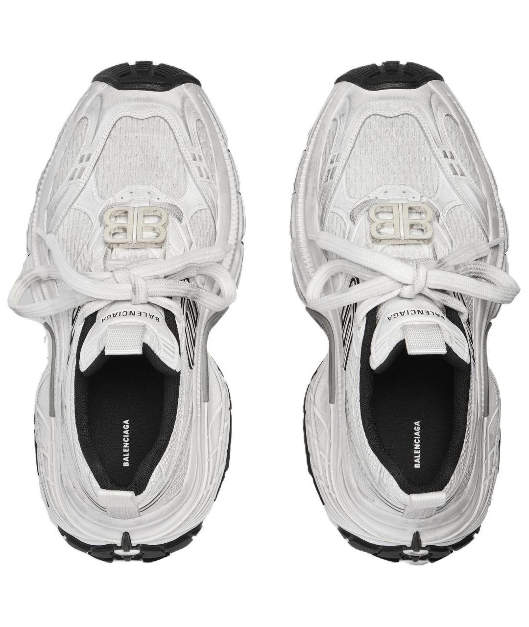 BALENCIAGA Белые низкие кроссовки / кеды, фото 5
