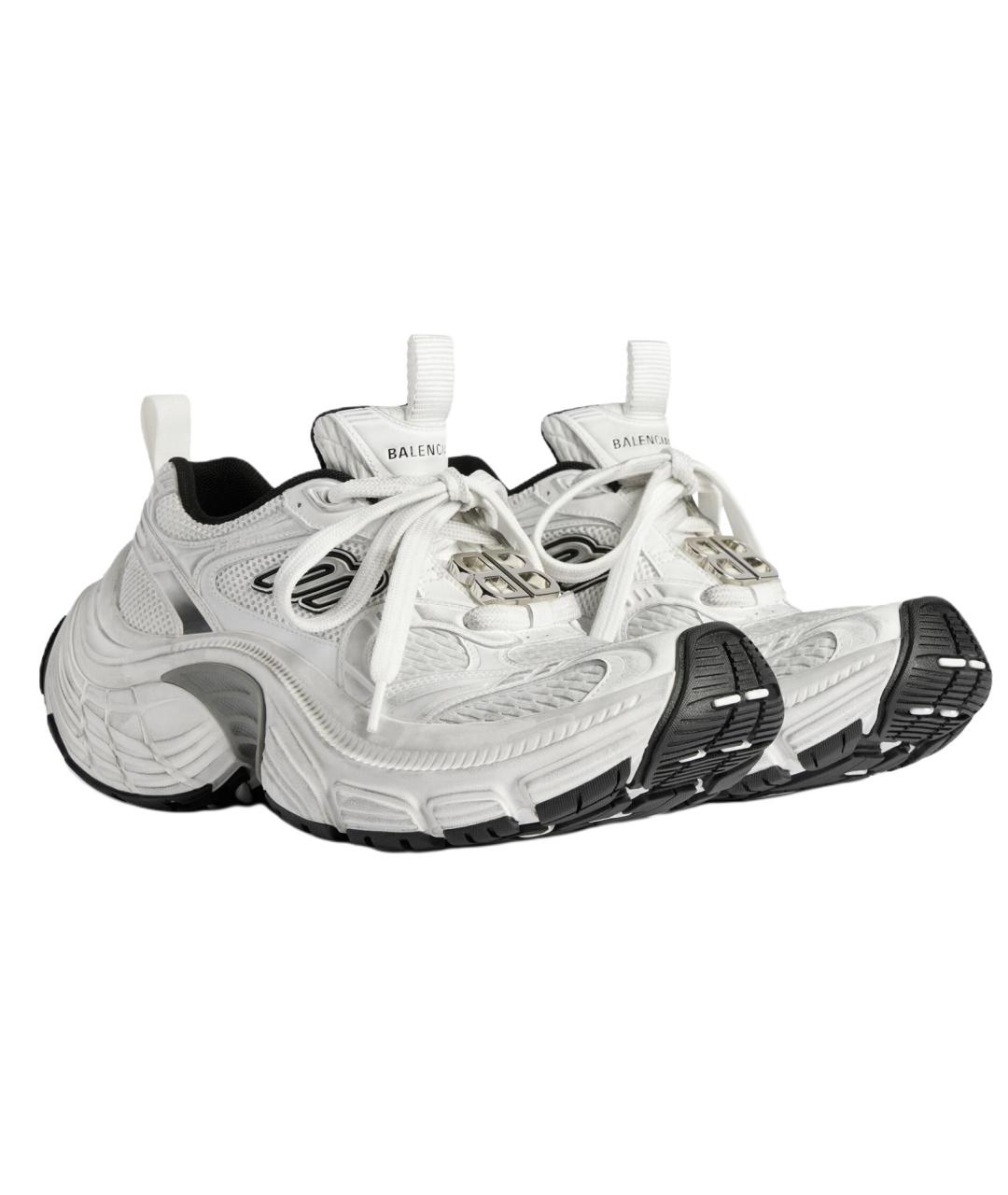 BALENCIAGA Белые низкие кроссовки / кеды, фото 3