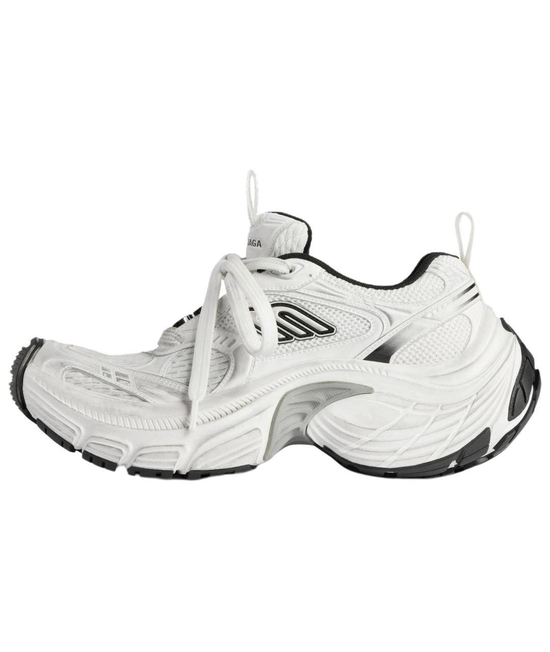 BALENCIAGA Белые низкие кроссовки / кеды, фото 2