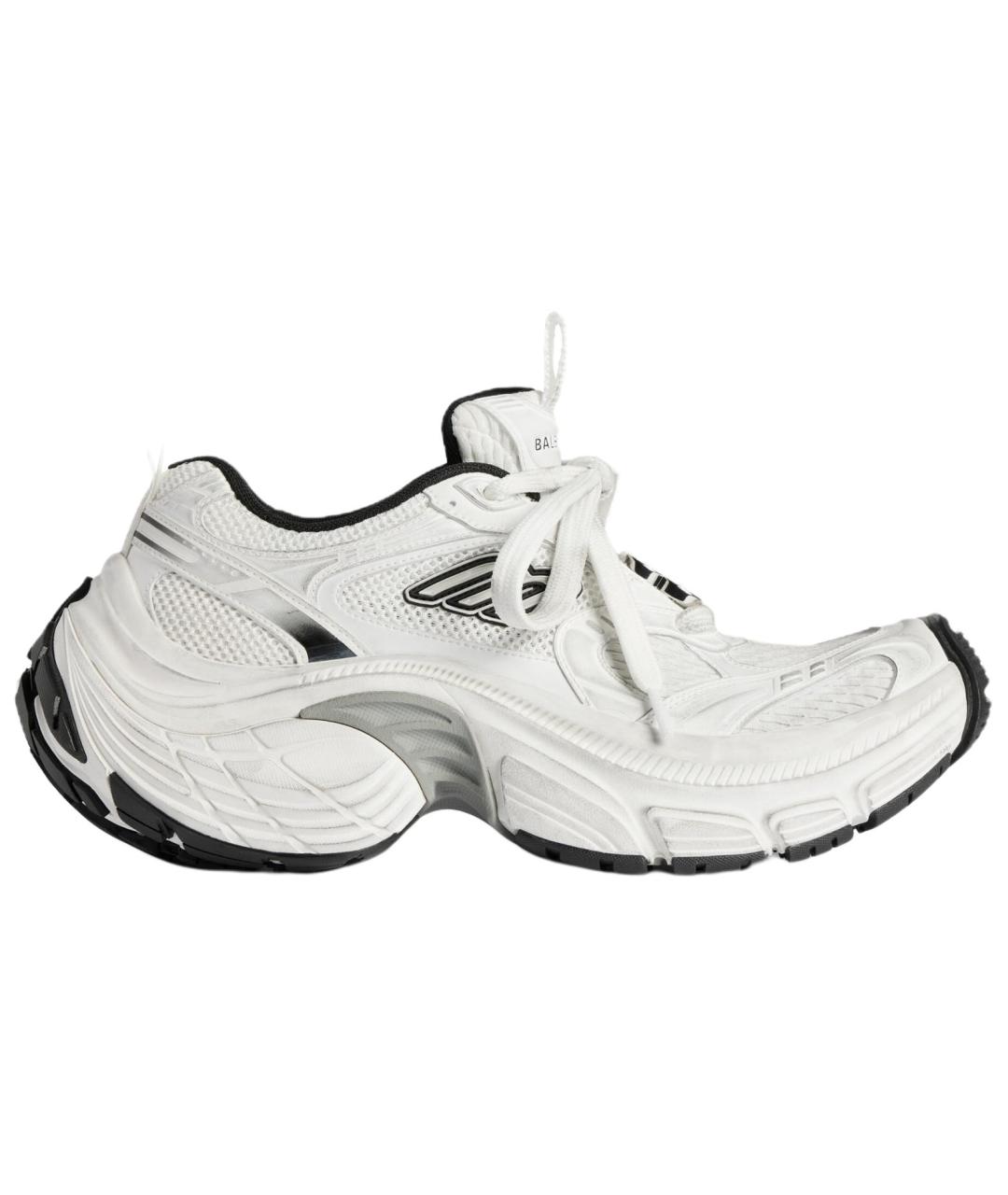 BALENCIAGA Белые низкие кроссовки / кеды, фото 1