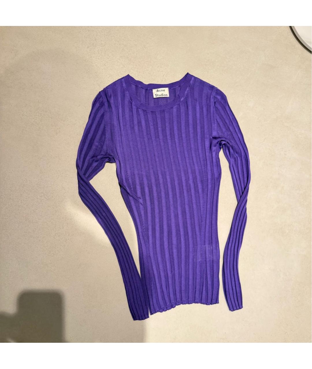 ACNE STUDIOS Фиолетовая водолазка, фото 8