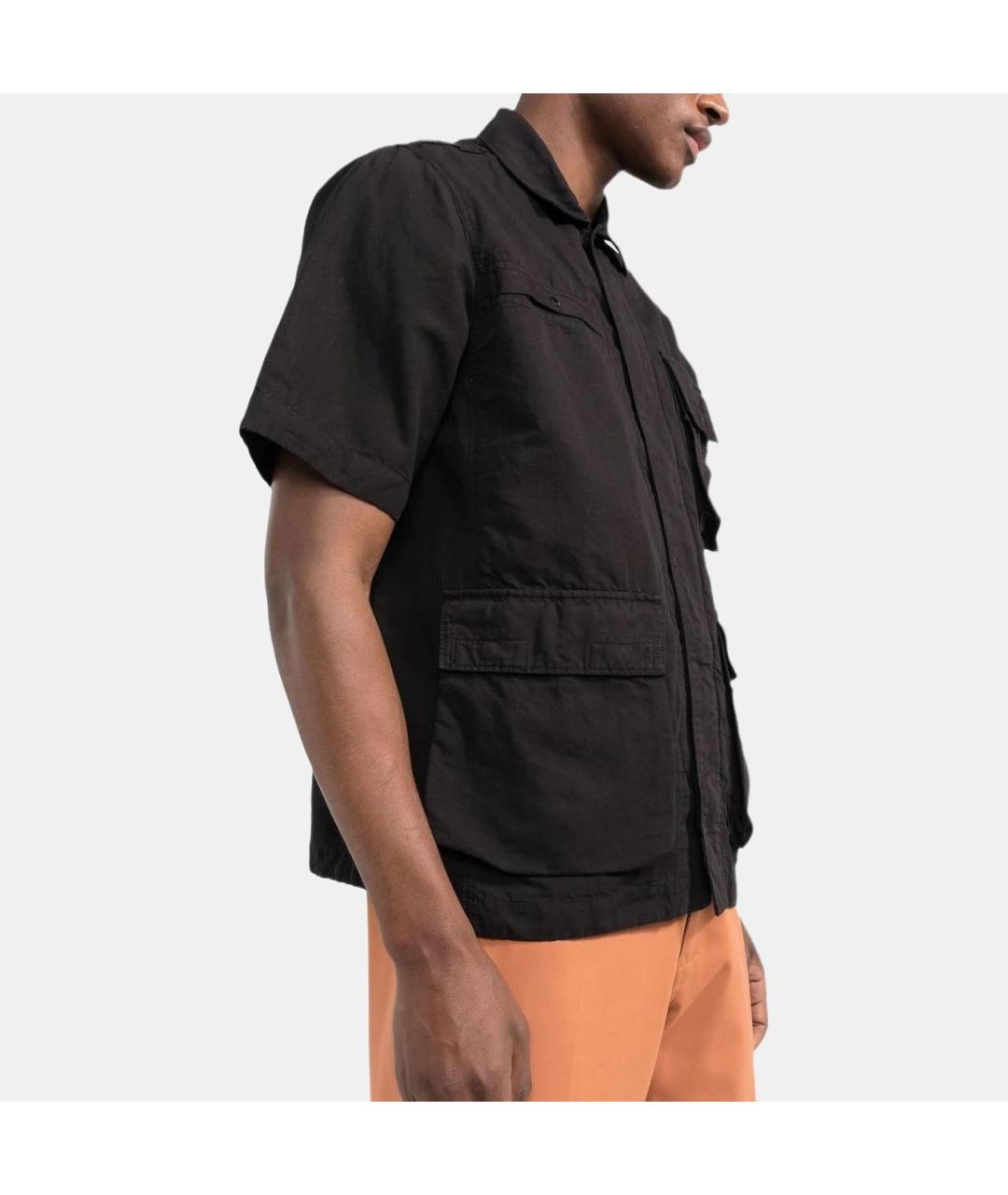 STONE ISLAND Черная классическая рубашка, фото 5