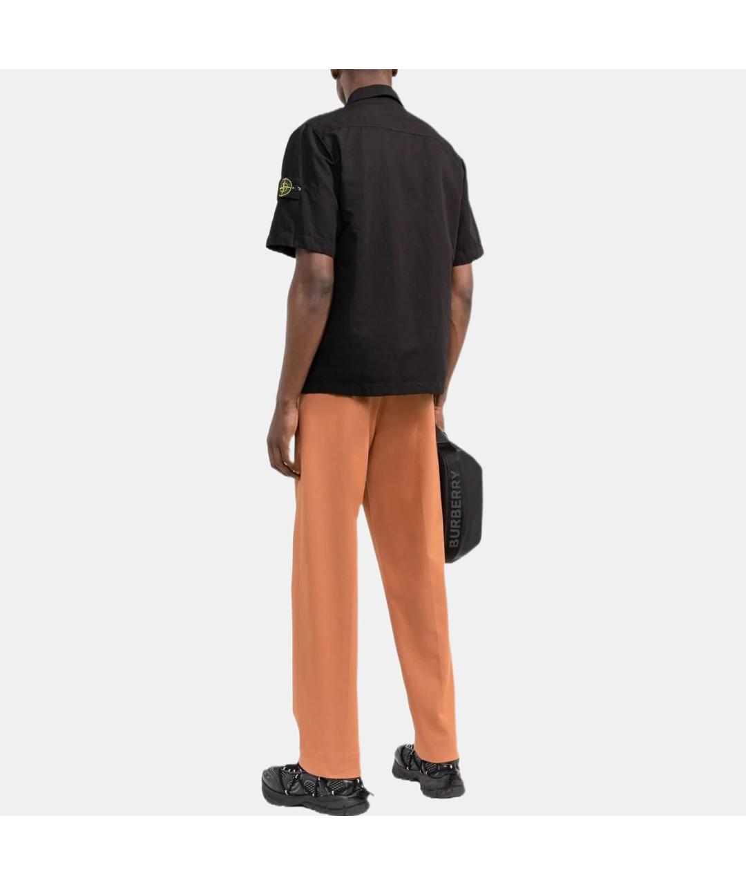 STONE ISLAND Черная классическая рубашка, фото 4