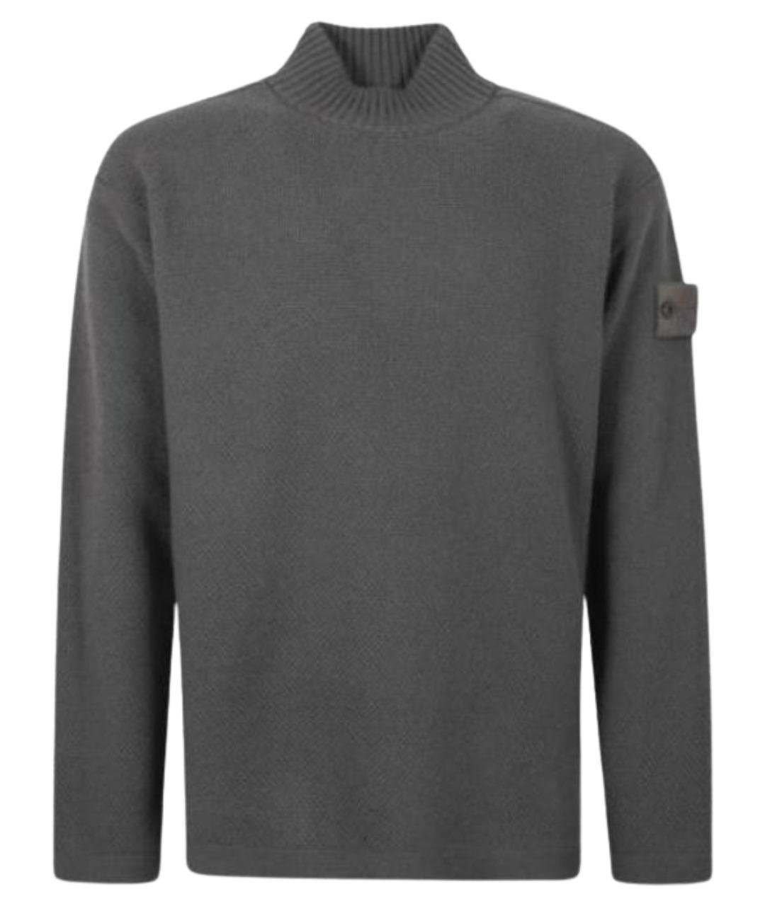 STONE ISLAND Серый джемпер / свитер, фото 1