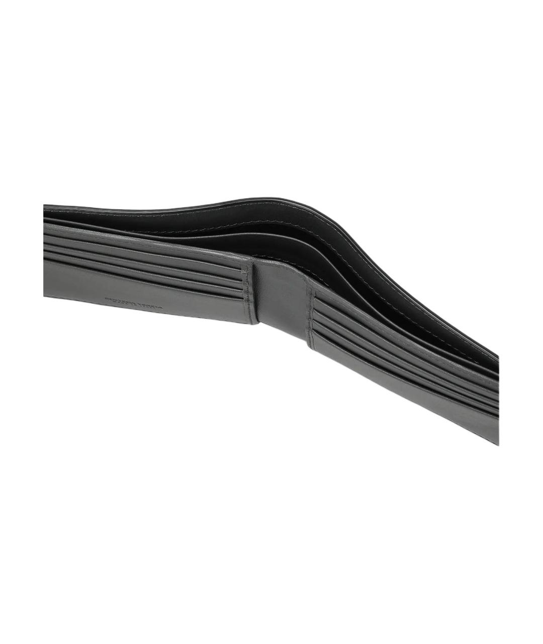 BOTTEGA VENETA Антрацитовый кошелек, фото 5