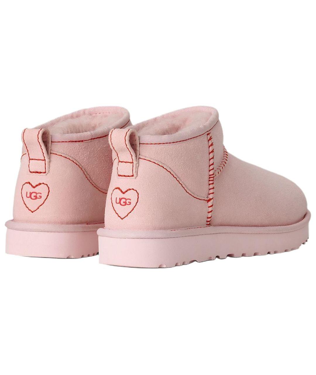 UGG AUSTRALIA Розовые ботинки, фото 4