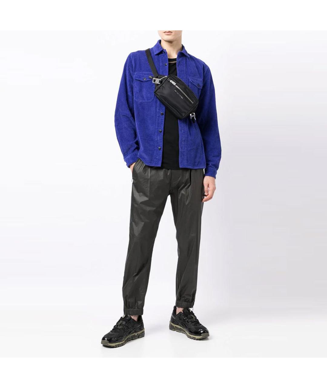 STONE ISLAND Синяя хлопковая кэжуал рубашка, фото 2