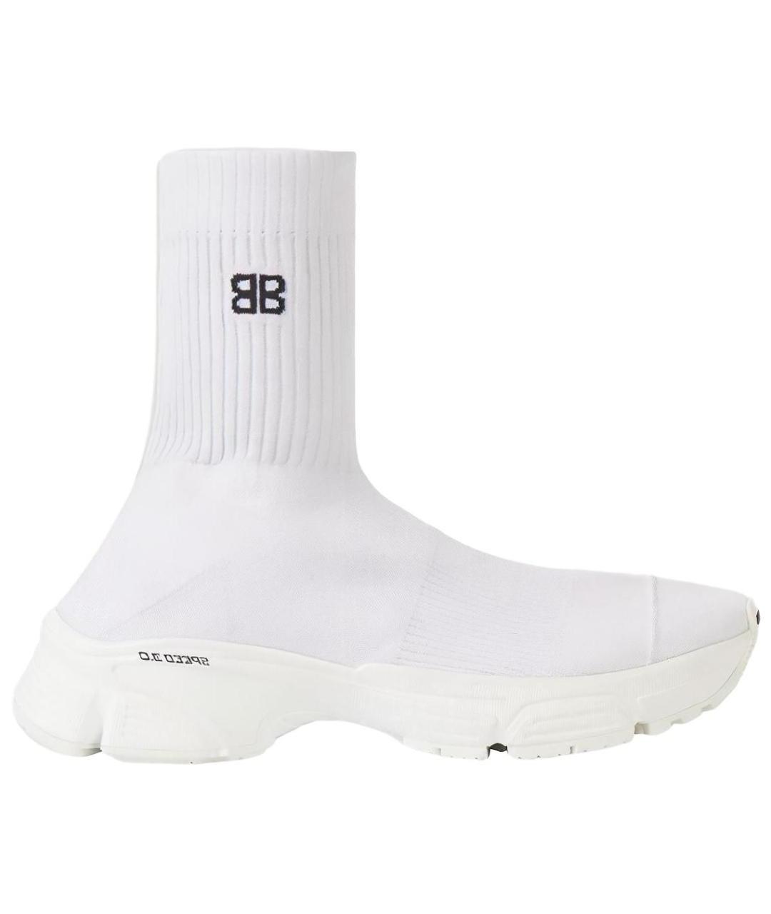 BALENCIAGA Белые высокие кроссовки / кеды, фото 1