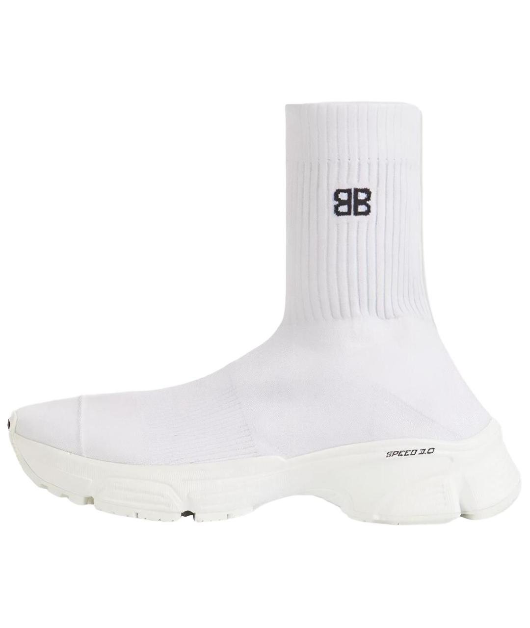 BALENCIAGA Белые высокие кроссовки / кеды, фото 6