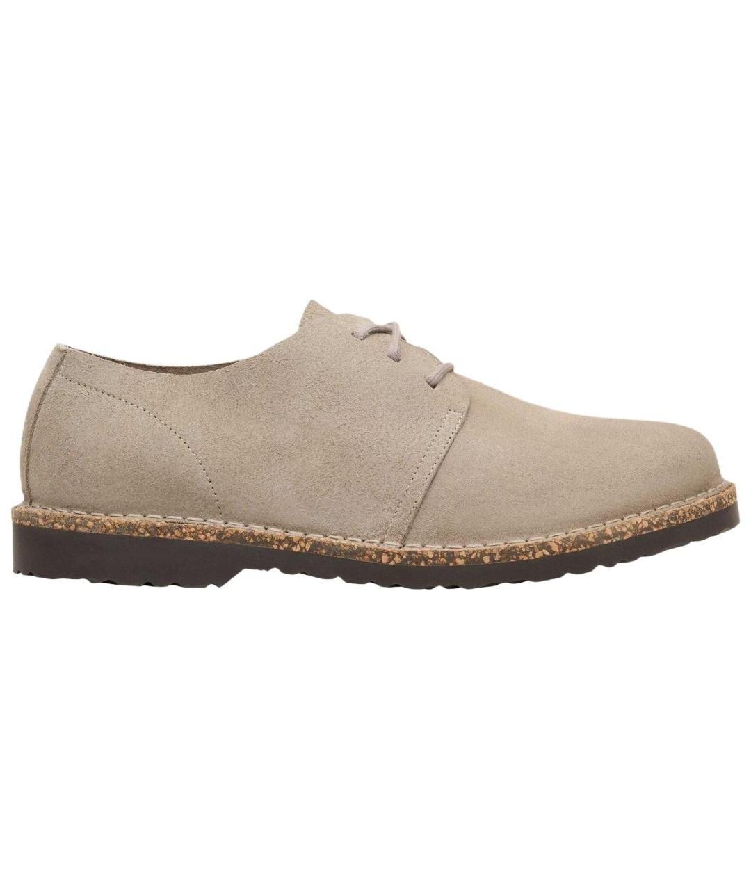 BIRKENSTOCK Бежевые замшевые ботинки, фото 1