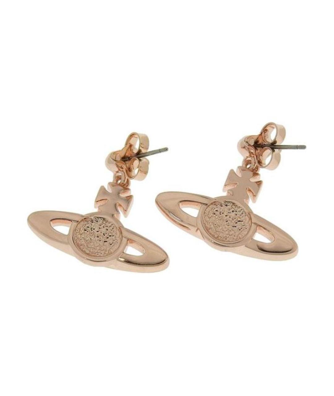 VIVIENNE WESTWOOD Розовые латунные серьги, фото 5