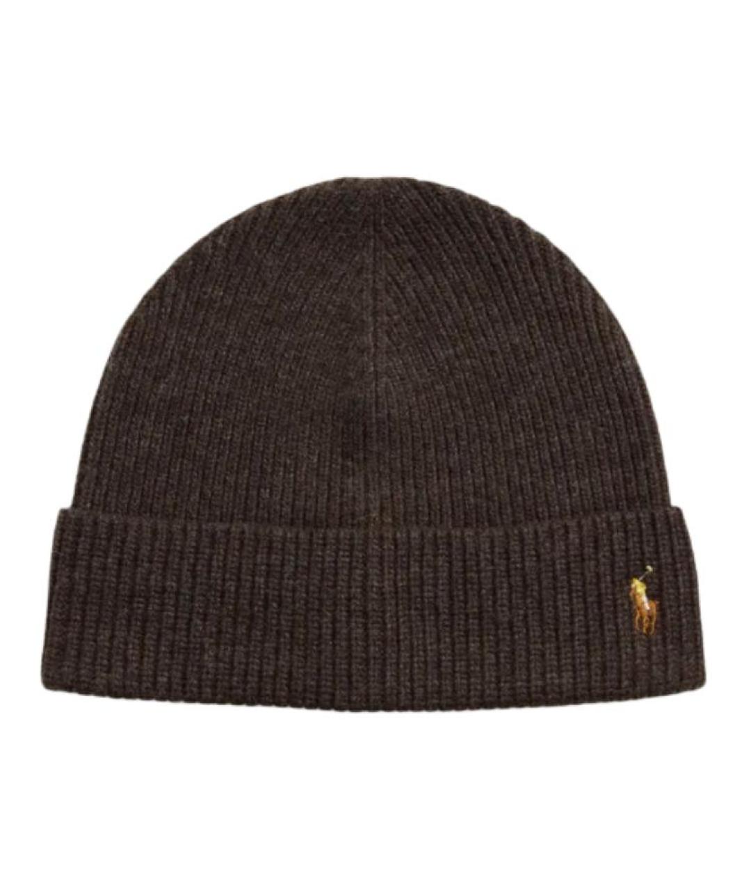 POLO RALPH LAUREN Коричневая шапка, фото 1