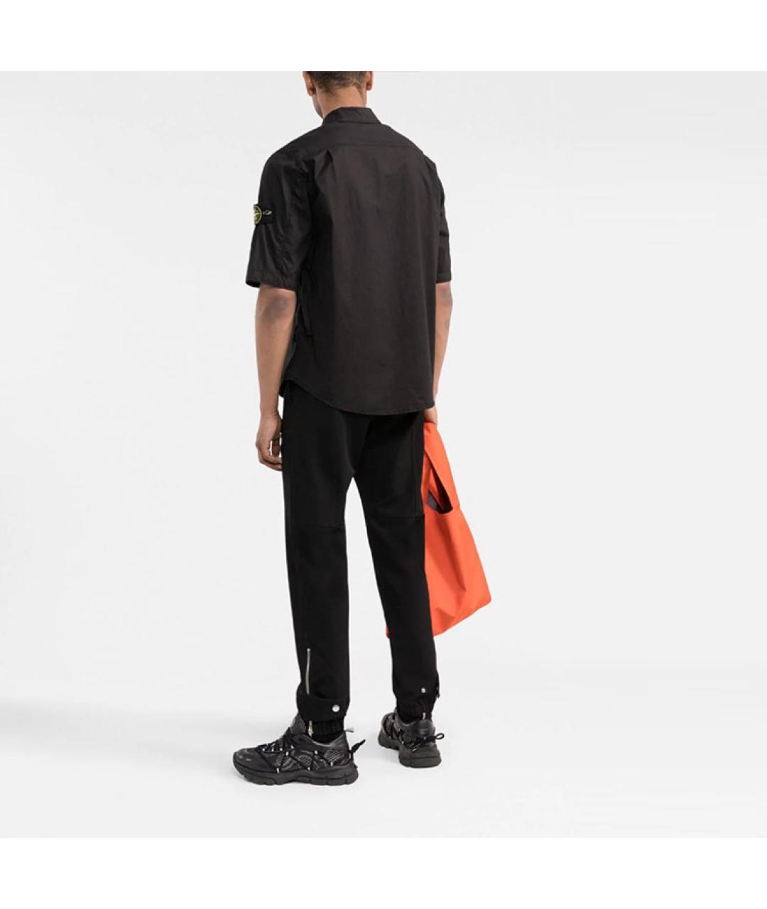 STONE ISLAND Черная классическая рубашка, фото 3
