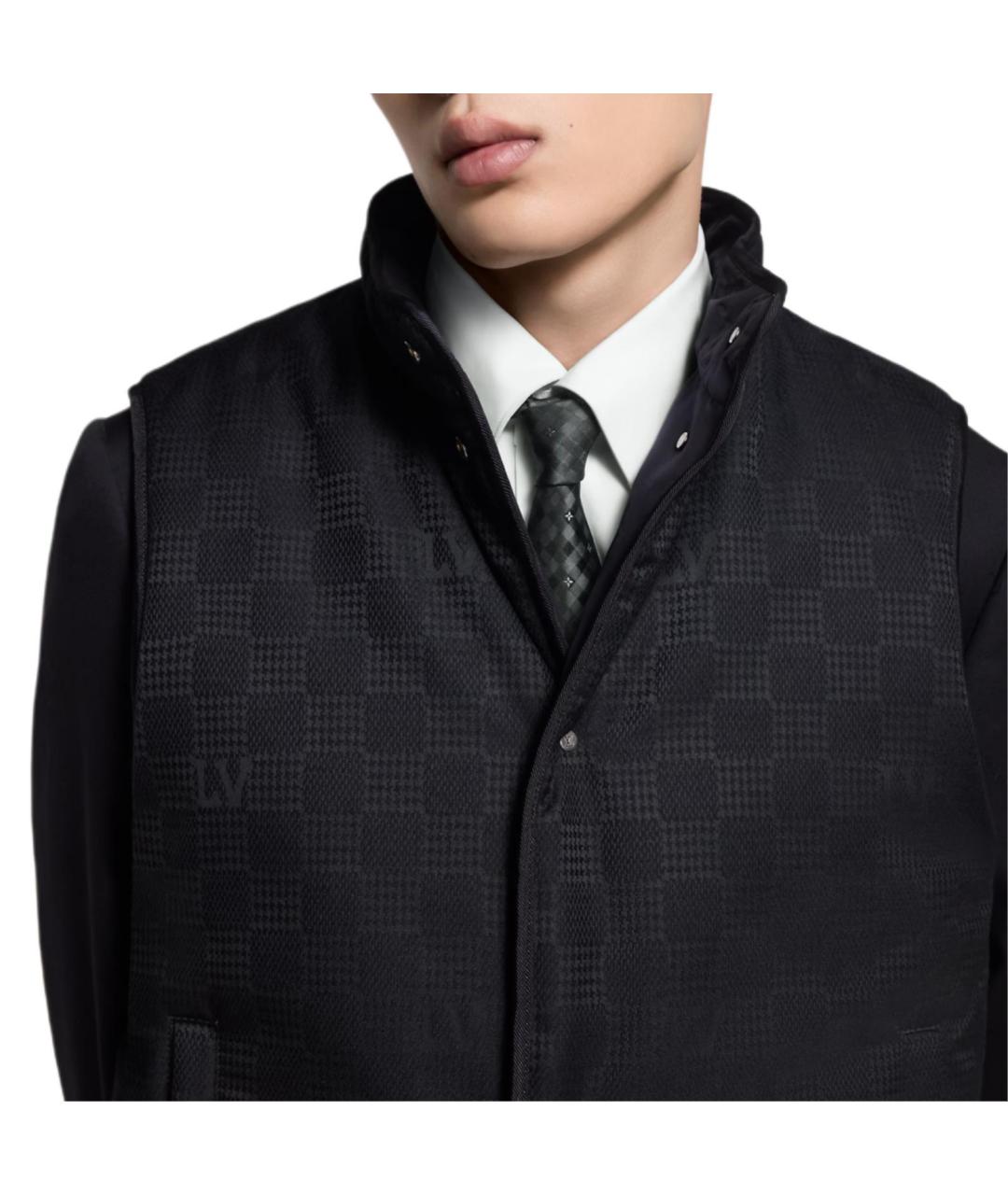 LOUIS VUITTON Черный жилет, фото 4