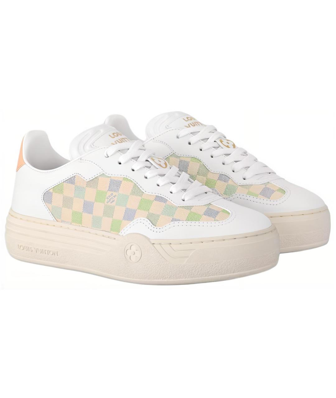 LOUIS VUITTON Белые кеды, фото 2