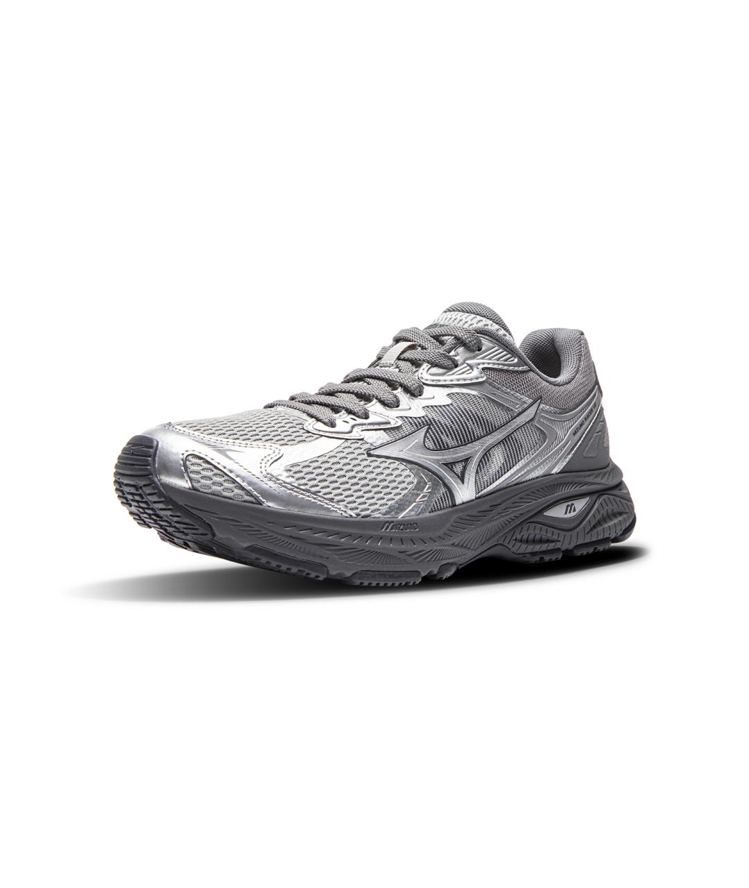 MIZUNO Серебряные синтетические кроссовки, фото 2