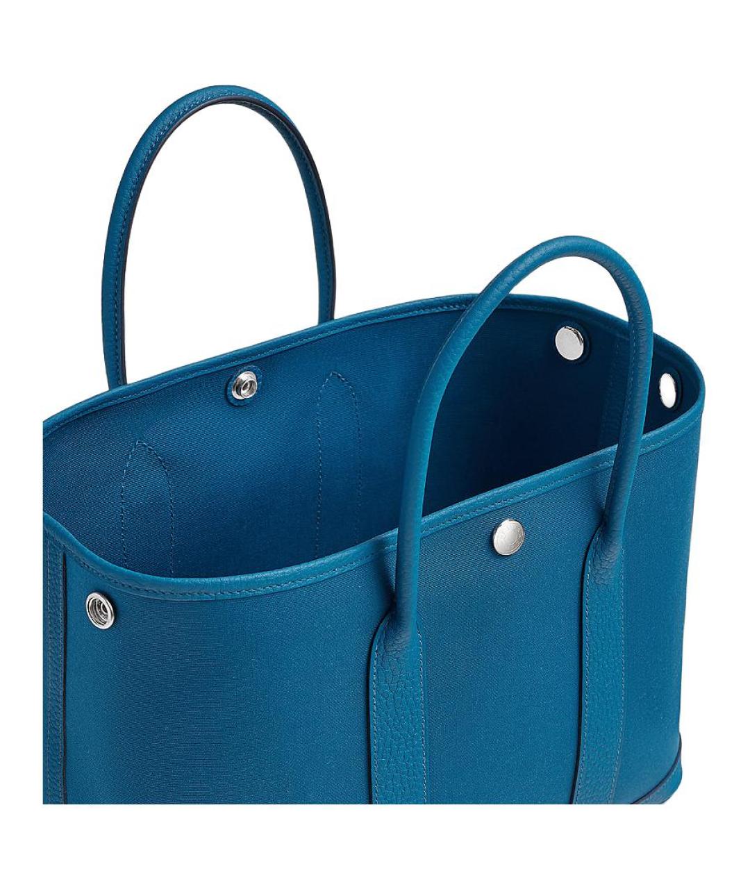 HERMES Синяя сумка через плечо, фото 3