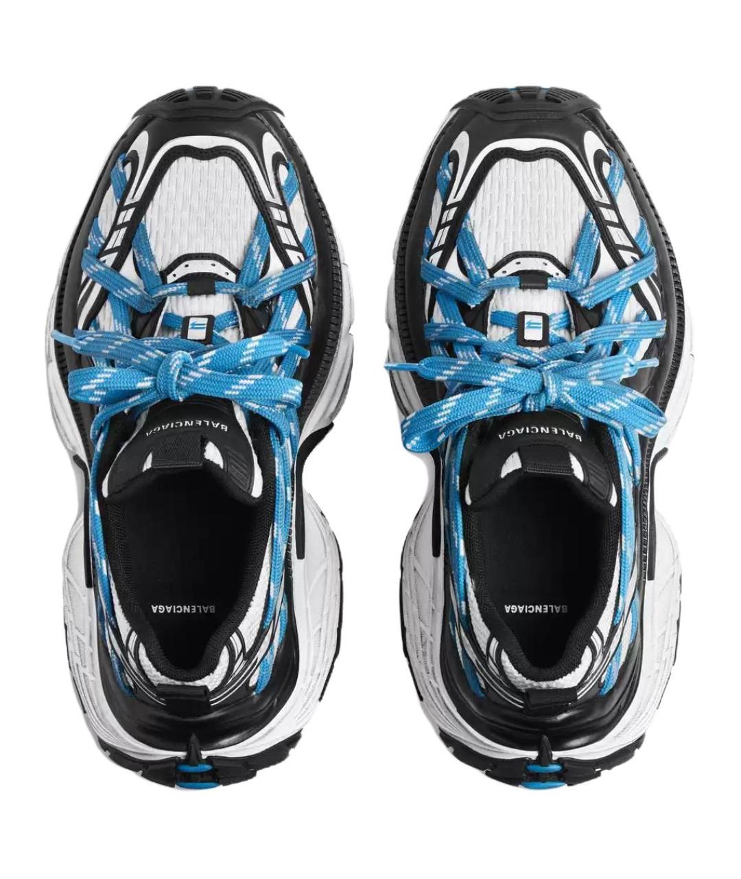 BALENCIAGA Синие низкие кроссовки / кеды, фото 3