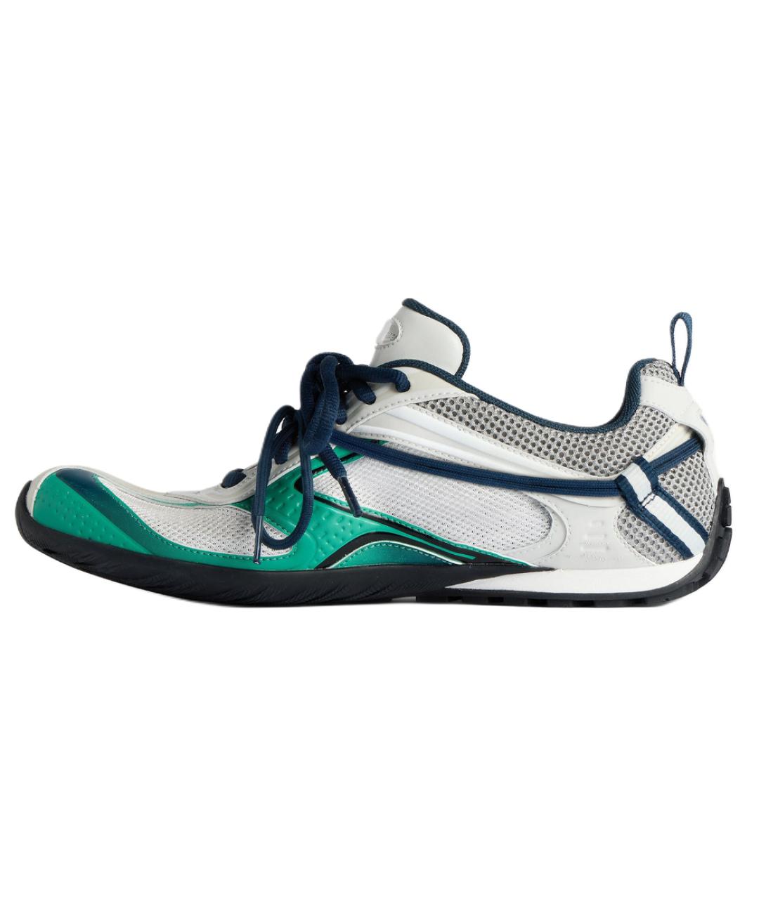 BALENCIAGA Зеленые низкие кроссовки / кеды, фото 3