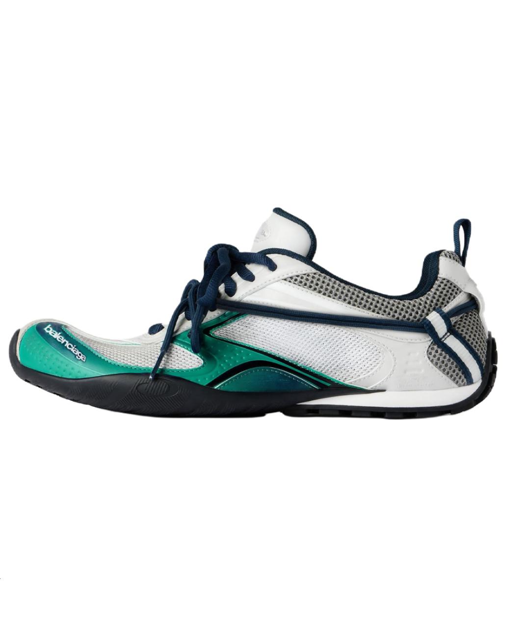 BALENCIAGA Зеленые низкие кроссовки / кеды, фото 2