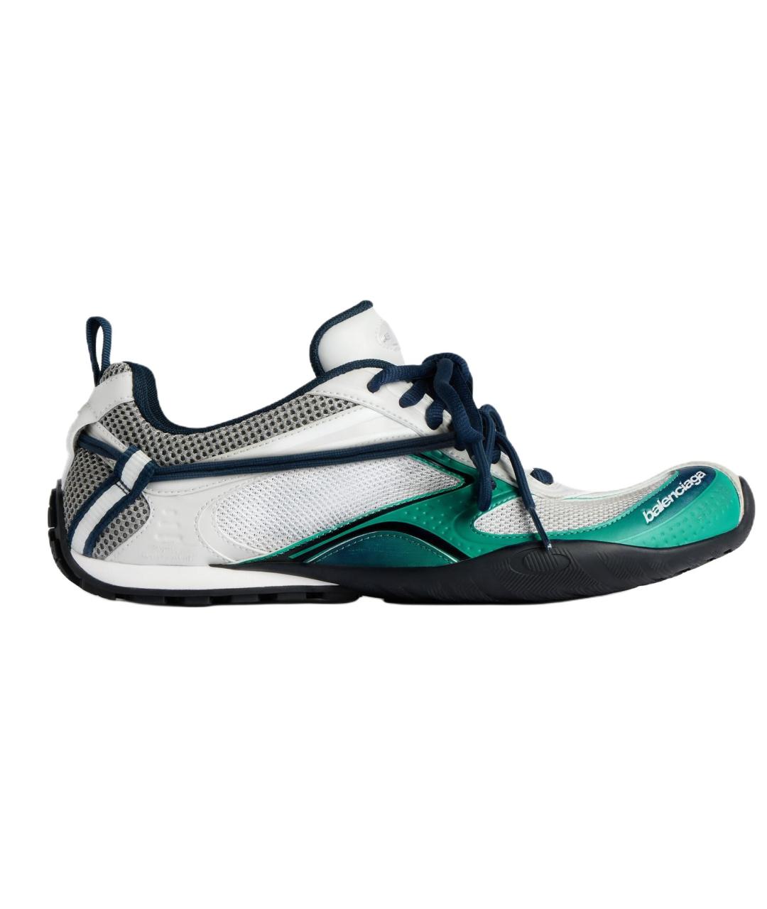 BALENCIAGA Зеленые низкие кроссовки / кеды, фото 1