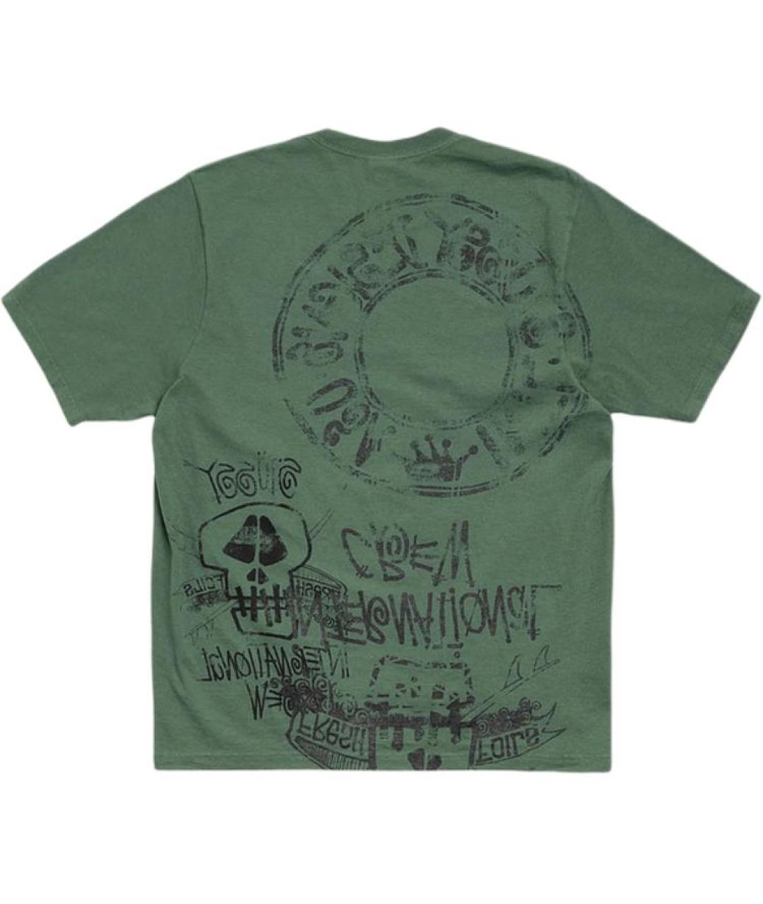 STUSSY Зеленая футболка, фото 2