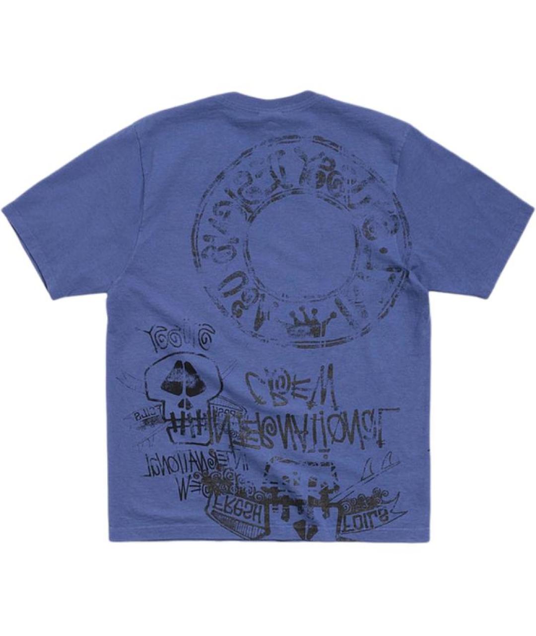 STUSSY Синяя футболка, фото 2