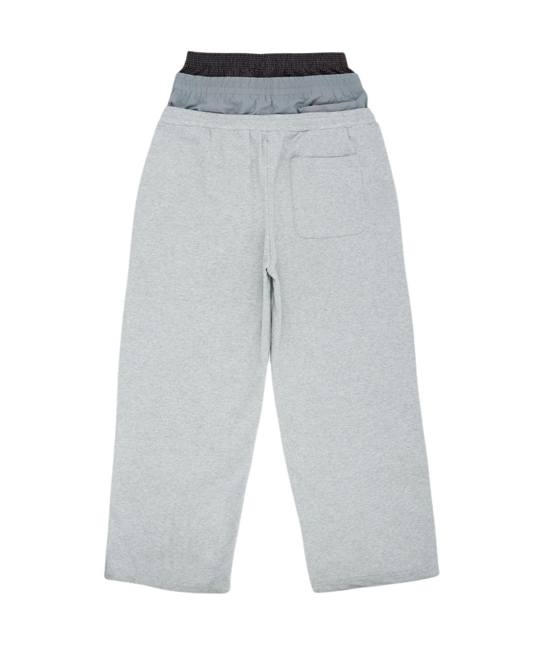 PROTOCOL INDEX Серые хлопковые повседневные брюки, фото 2