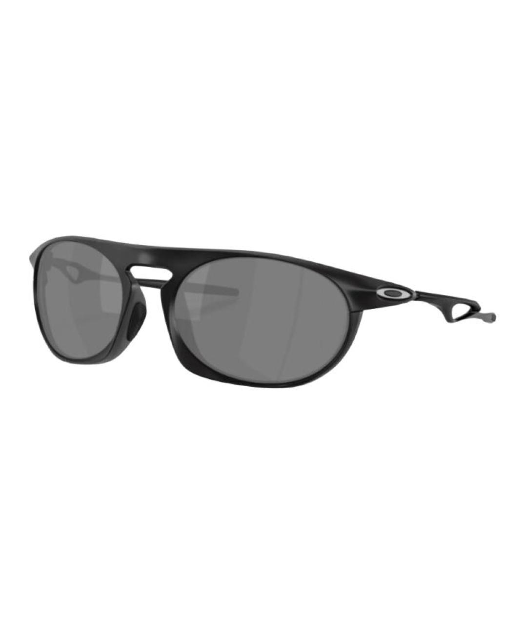 OAKLEY Черные пластиковые солнцезащитные очки, фото 1