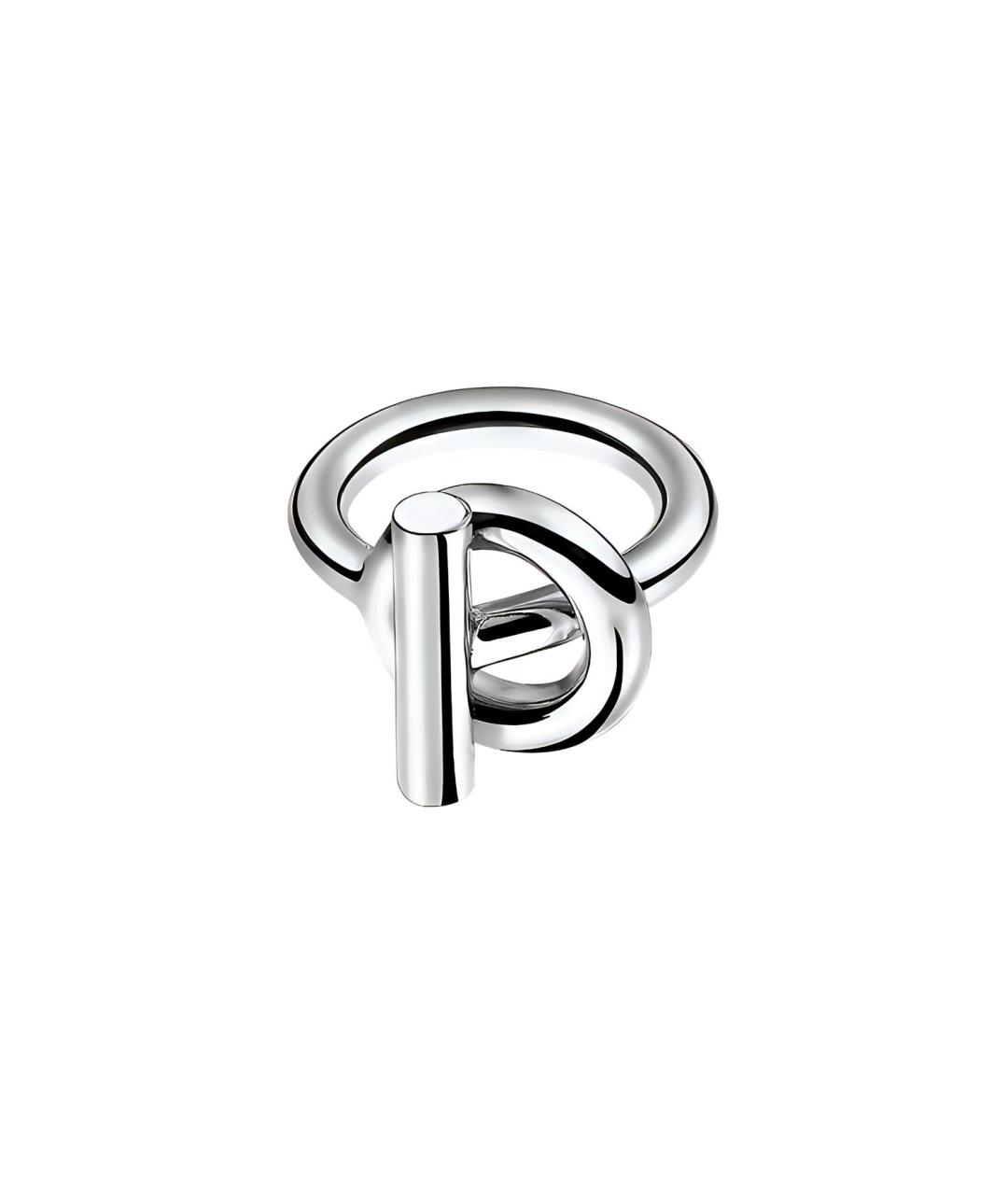 HERMES Серебряное кольцо, фото 3