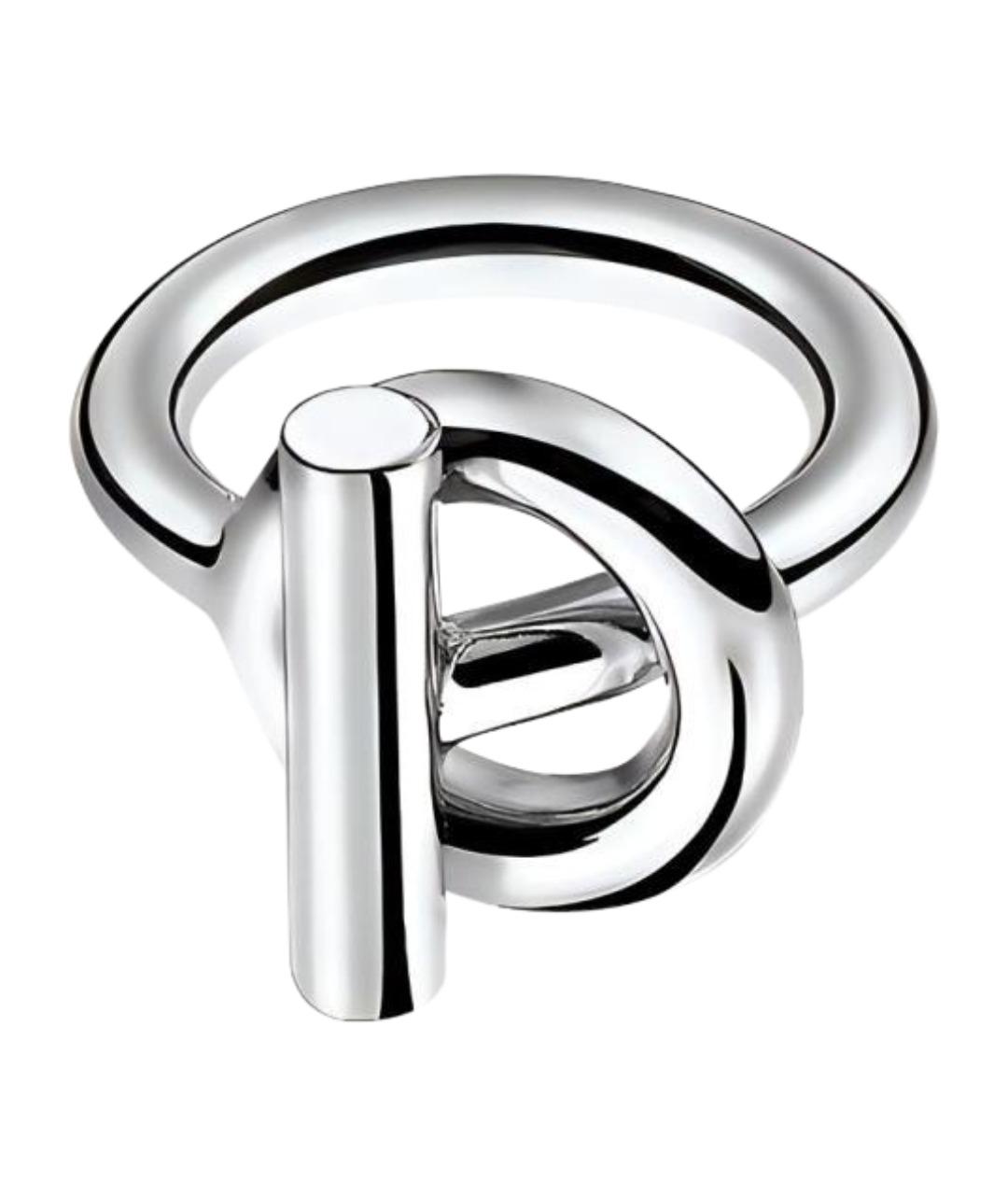 HERMES Серебряное кольцо, фото 1