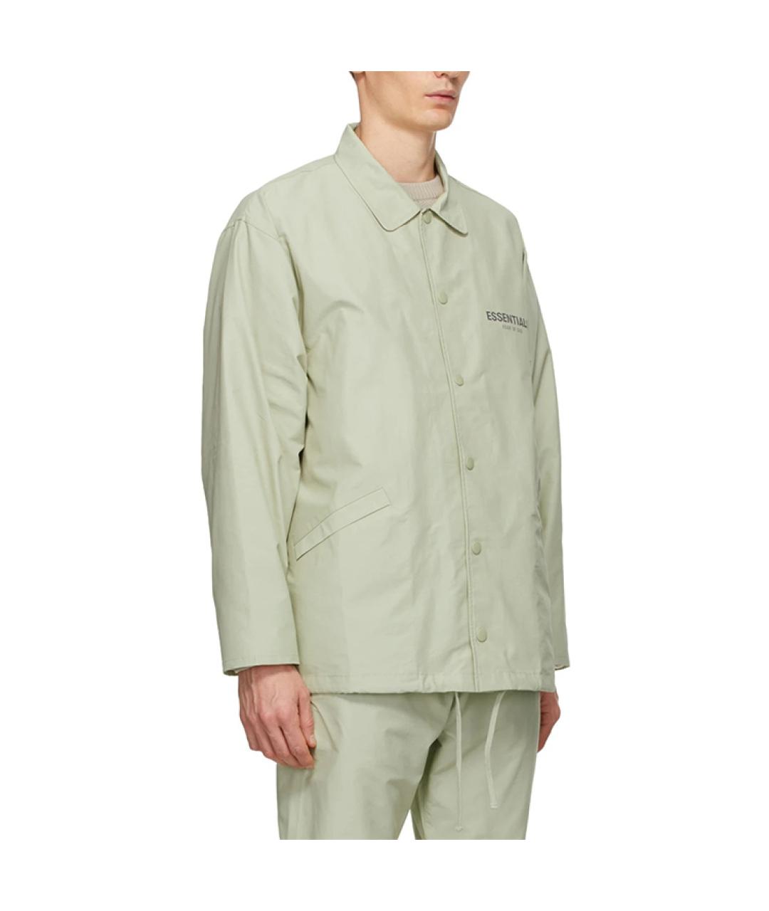 FEAR OF GOD ESSENTIALS Зеленая рубашка, фото 4