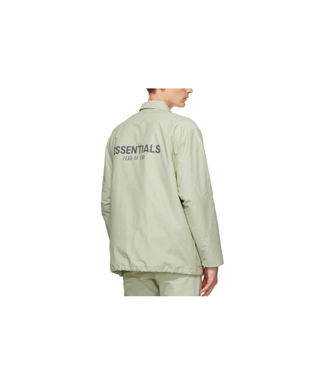 FEAR OF GOD ESSENTIALS Зеленая рубашка, фото 2