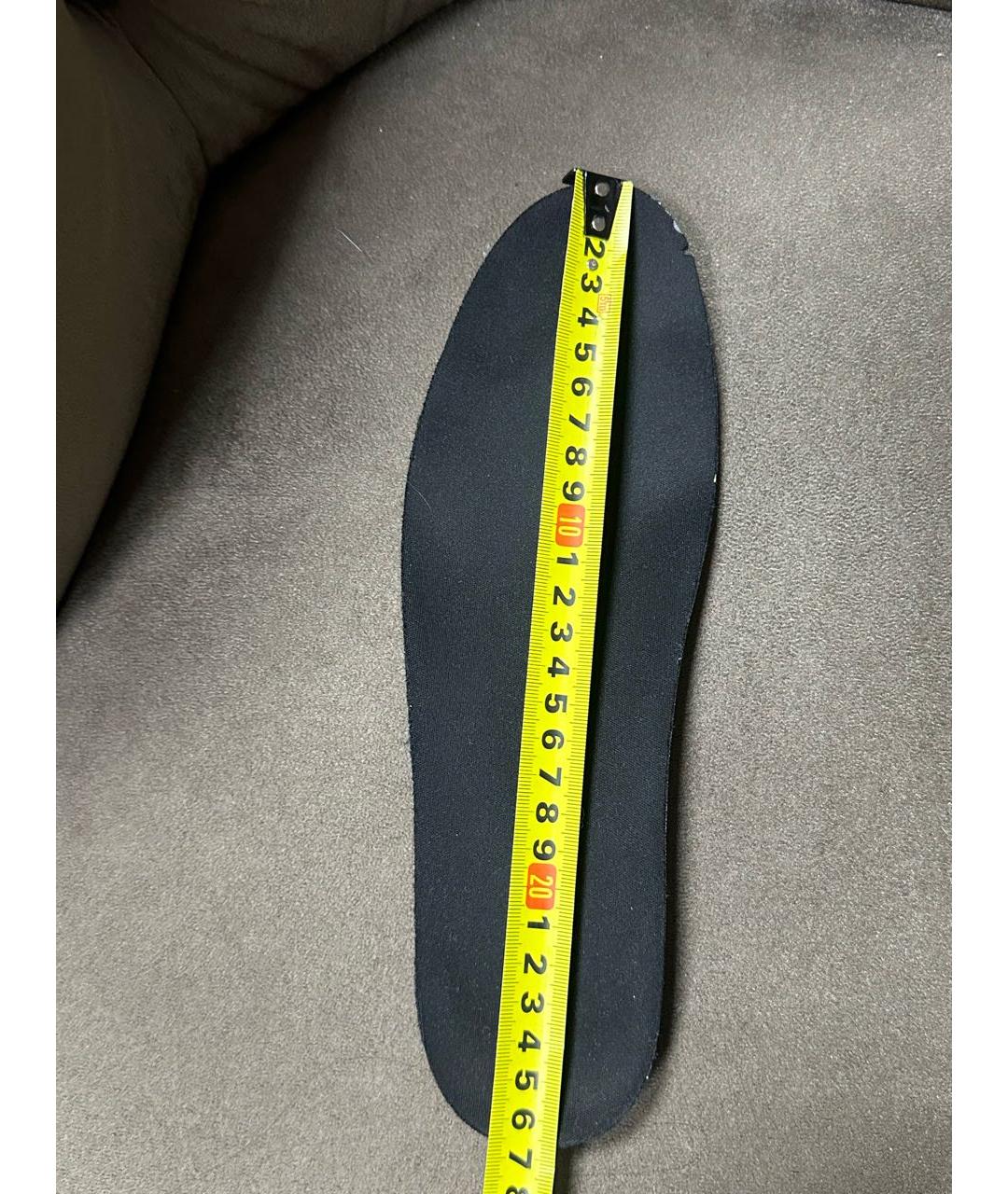 CHRISTIAN DIOR Антрацитовые низкие кроссовки / кеды, фото 7