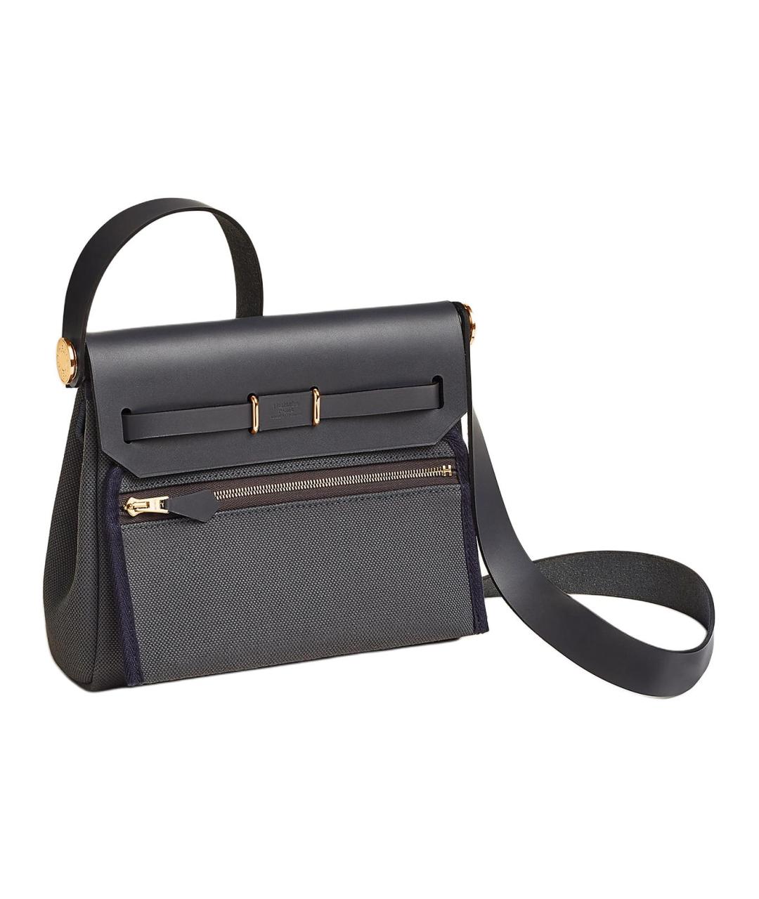 HERMES Черная сумка через плечо, фото 3