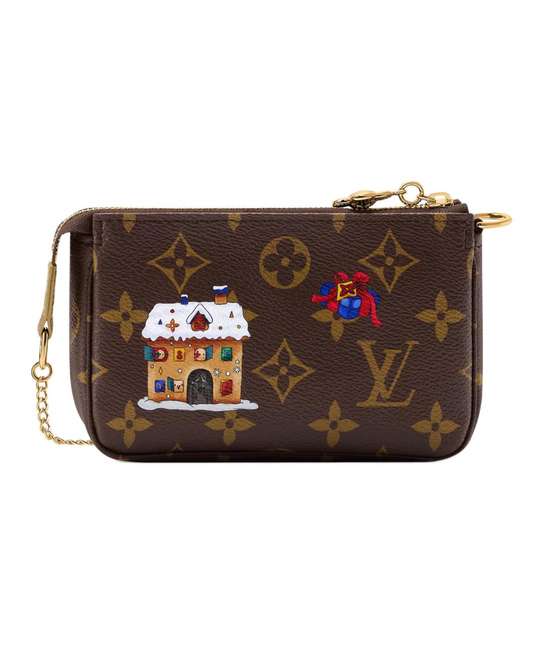 LOUIS VUITTON Коричневая сумка через плечо, фото 3