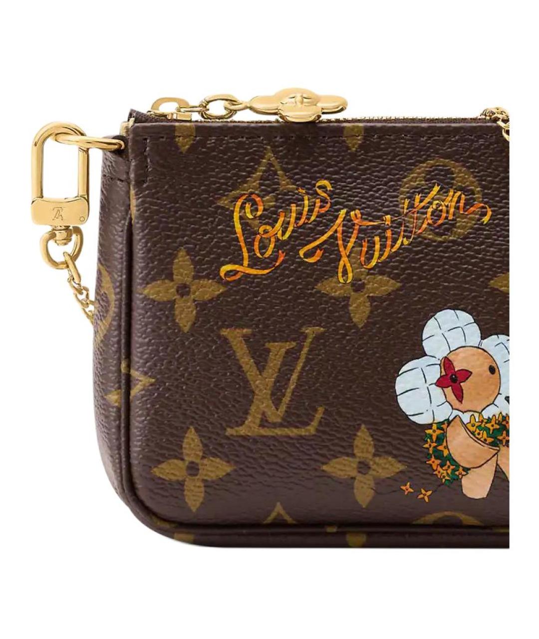 LOUIS VUITTON Коричневая сумка через плечо, фото 5