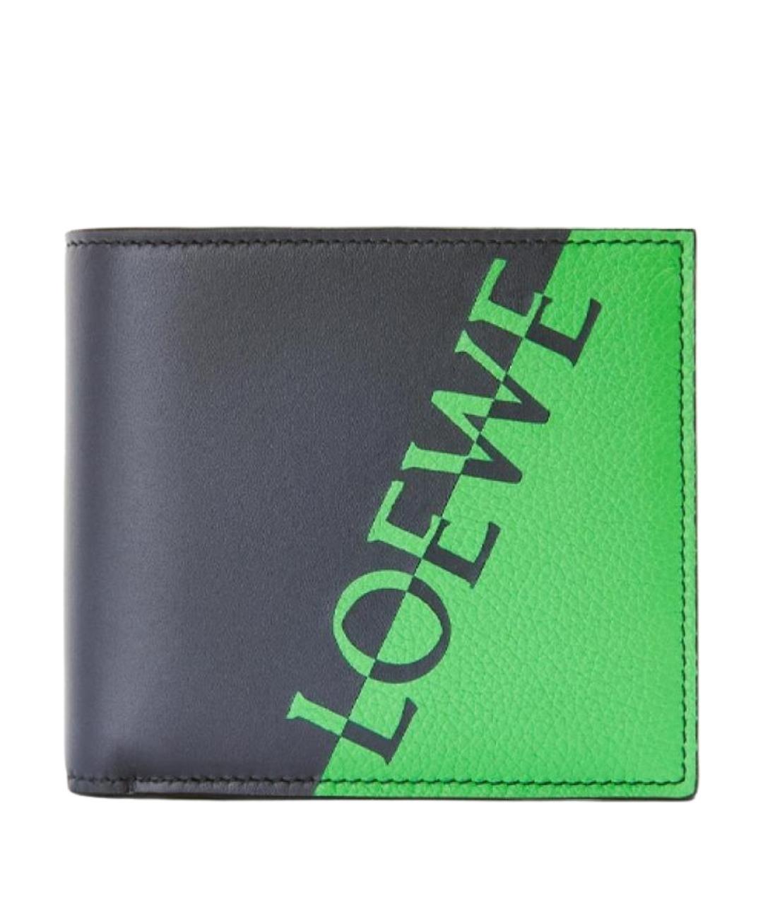 LOEWE Зеленый кошелек, фото 1
