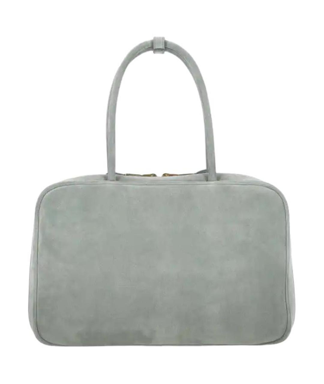 MIU MIU Серая кожаная сумка через плечо, фото 3