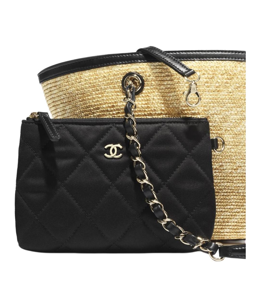 CHANEL Бежевая сумка через плечо, фото 4