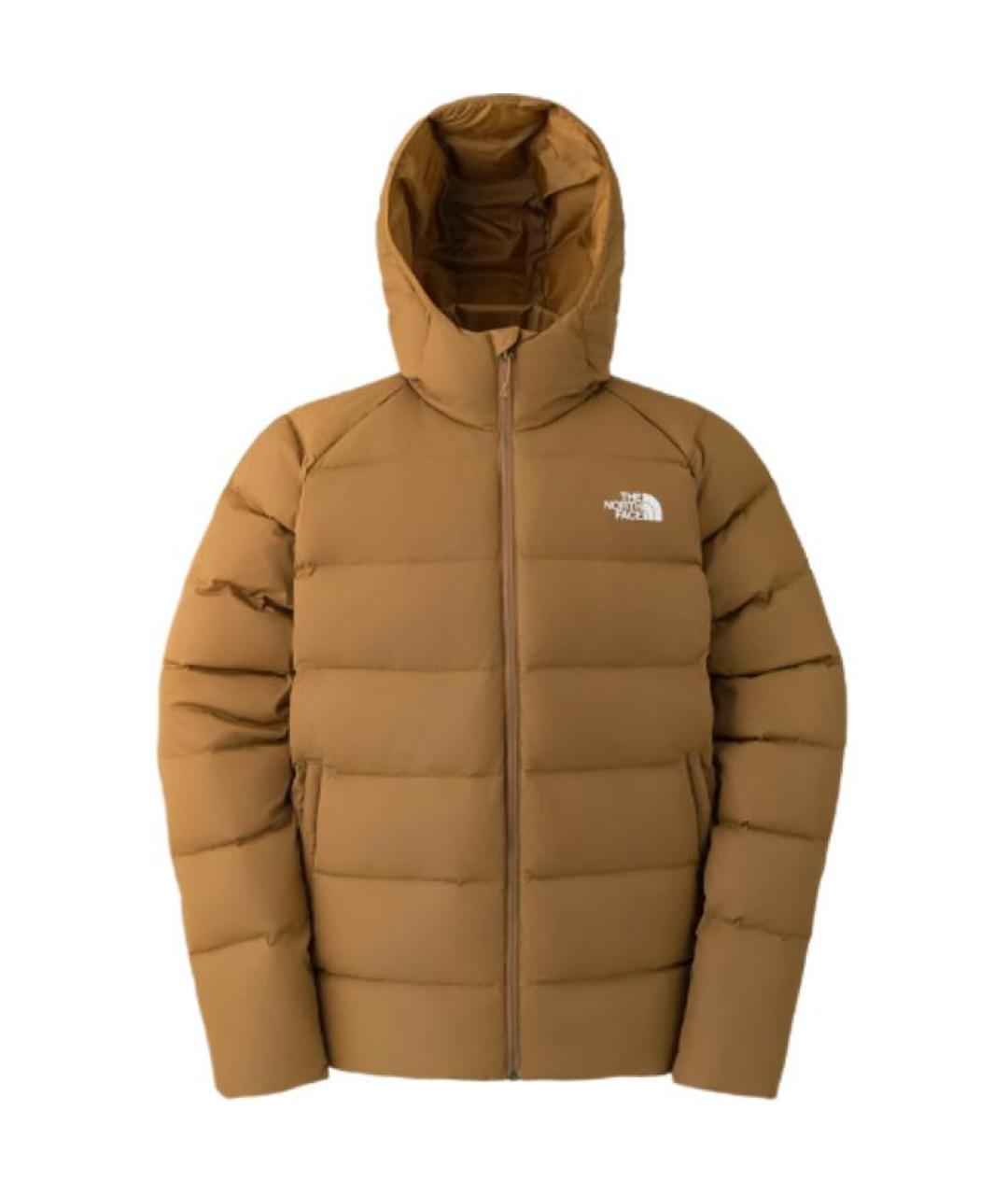 THE NORTH FACE Коричневый пуховик, фото 1