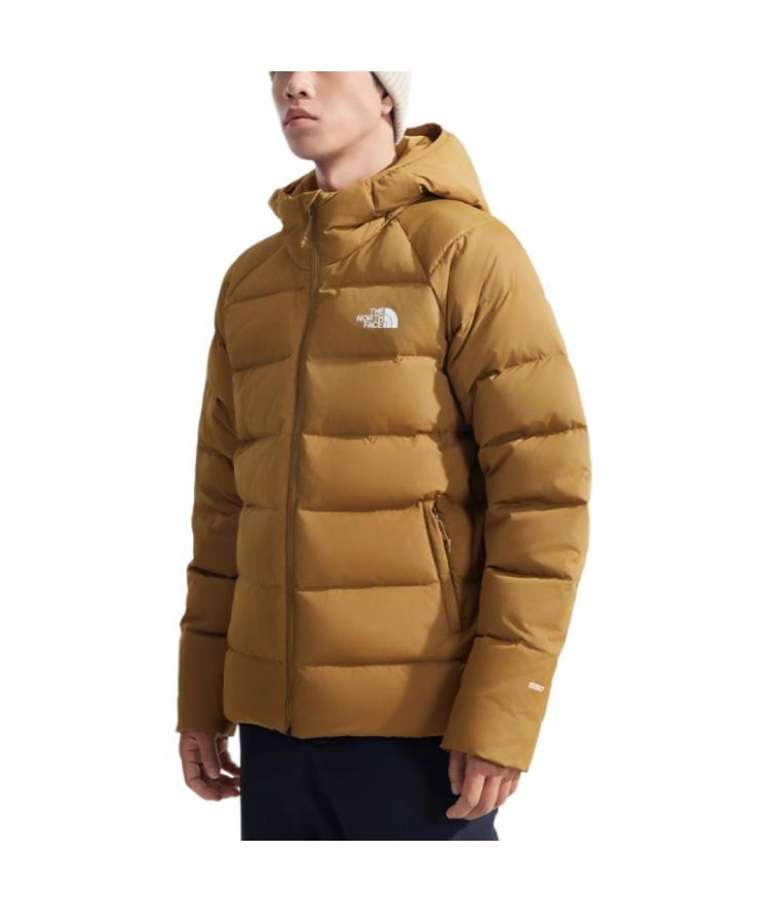 THE NORTH FACE Коричневый пуховик, фото 4